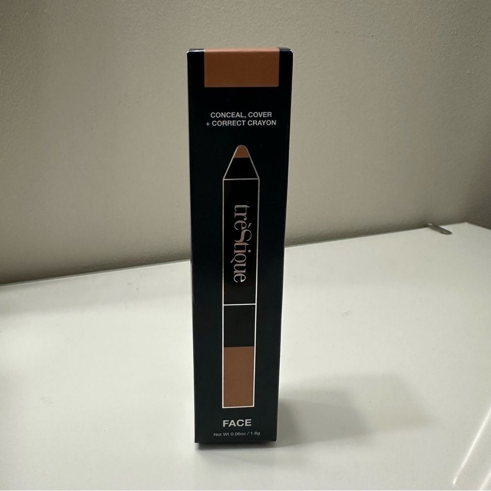 treStiQue Conceal, Cover + Correct Crayon Face Conceal Stick Toffee NEW IN BOX